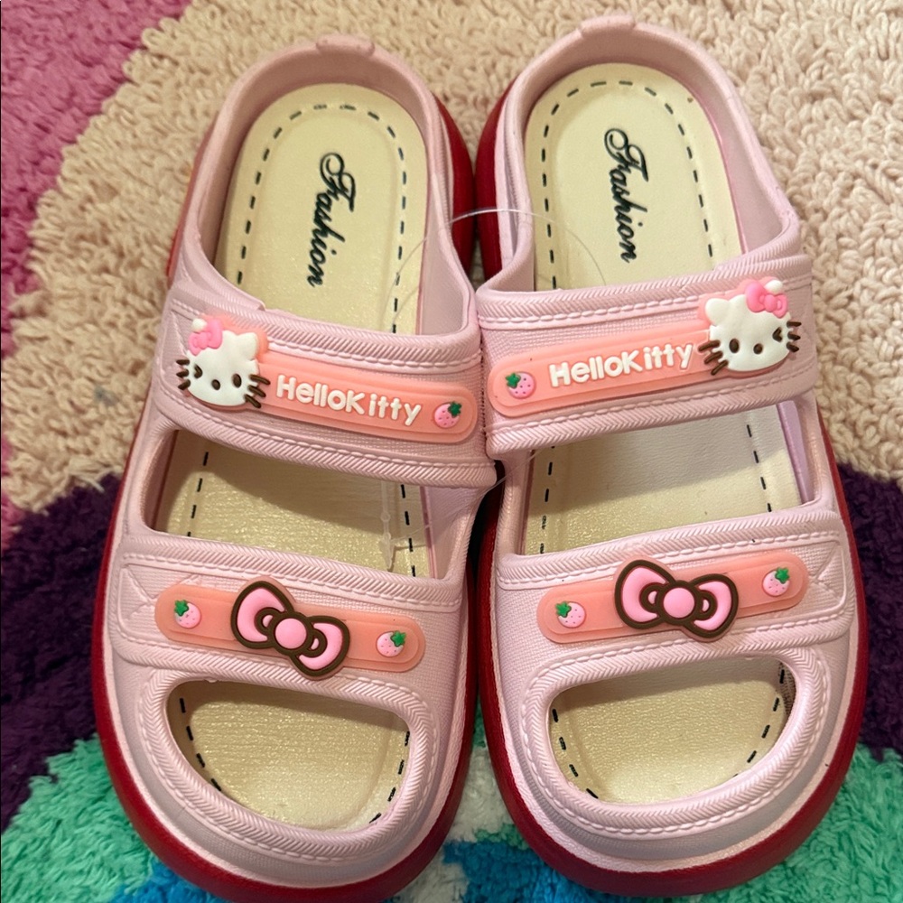 Hello Kitty Light Pink Kids Sandals